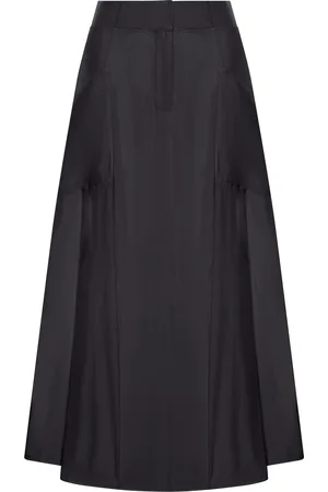 TRANSIT LONG SILK BLEND SKIRT - - Woman