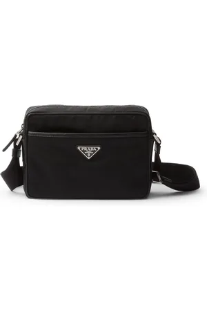 Prada SHOULDER BAG IN RE-NYLON AND SAFFIANO - - Man