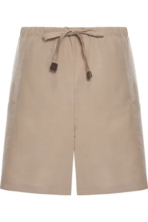 Max Mara LINEN AND SILK CARGO SHORTS - - Woman