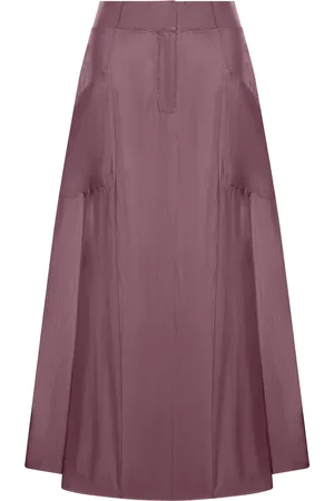 TRANSIT LONG SILK BLEND SKIRT - - Woman