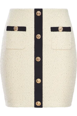 Self-Portrait SEQUIN KNIT SKIRT - - Woman