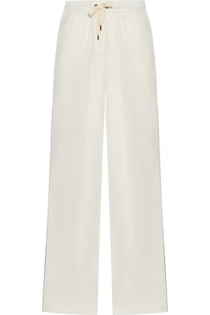 Brunello Cucinelli WIDE LEG TROUSERS WITH DRAWSTRING - - Woman