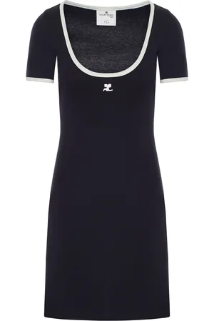 Courrèges HOLISTIC CONTRAST MINI DRESS - - Woman