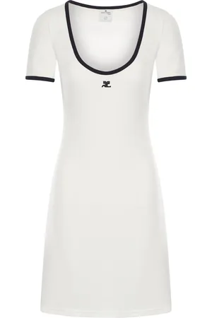 Courrèges HOLISTIC CONTRAST MINI DRESS - - Woman