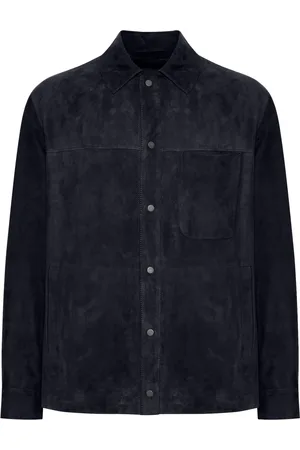 SALVATORE SANTORO SUEDE OVERSHIRT - - Man