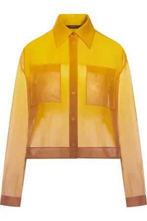 Max Mara SILK ORGANZA CROP SHIRT - - Woman