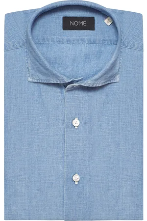 Nome X Xacus COTTON DENIM MIX SHIRT - - Man