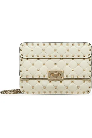VALENTINO GARAVANI SMALL ROCKSTUD SPIKE BAG IN NAPPA - - Woman