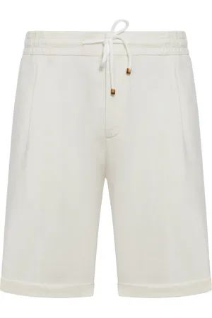 Brunello Cucinelli SPORTS SHORTS IN LINEN - - Man