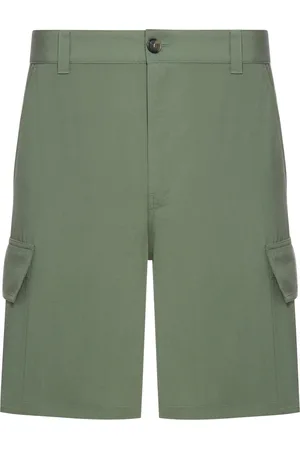Loewe VISCOSE AND LINEN CARGO SHORTS - - Man