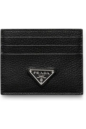 Prada Leather card holder - - Man