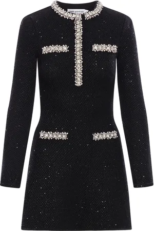 Self-Portrait MINI DRESS WITH SEQUINS - - Woman
