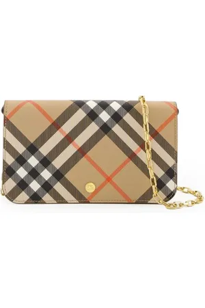 Burberry CHECK WALLET - - Woman