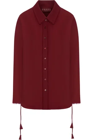 Gucci COTTON POPLIN SHIRT WITH LAYERS - - Woman