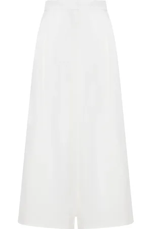 Max Mara LONG WIDE GABARDINE SKIRT - - Woman