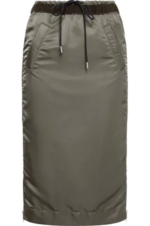 SACAI NYLON TWILL SKIRT - - Woman