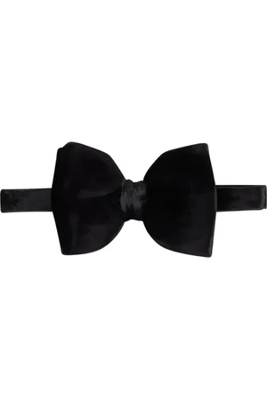 Gucci Viscose and silk blend bow tie - - Man