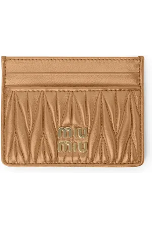 Miu Miu NAPPA MATELASSE CARD HOLDER` - - Woman