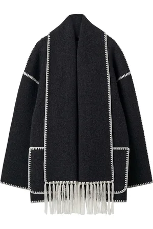 Totême WOOL JACKET WITH SCARF - - Woman