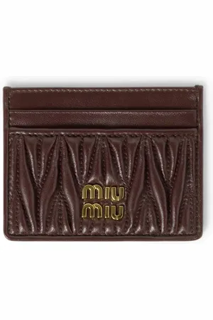 Miu Miu NAPPA MATELASSE CARD HOLDER` - - Woman