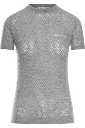 Miu Miu CASHMERE T-SHIRT - - Woman