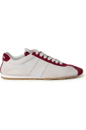 Miu Miu PLUME SNEAKERS IN NAPPA AND SUEDE - - Woman
