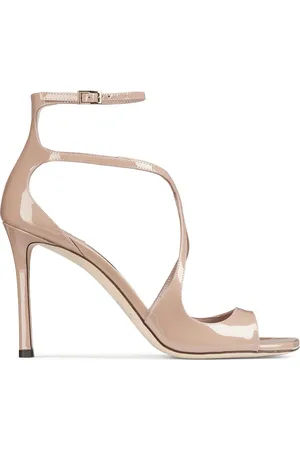 Jimmy Choo Pastel pink patent leather sandals - - Woman