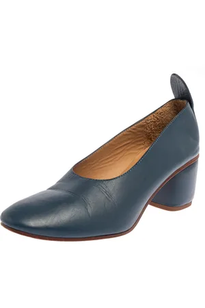 Joseph Leather Block Heel Pumps Size 38.5