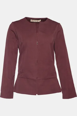 Marni Cotton & Linen Peplum Jacket M