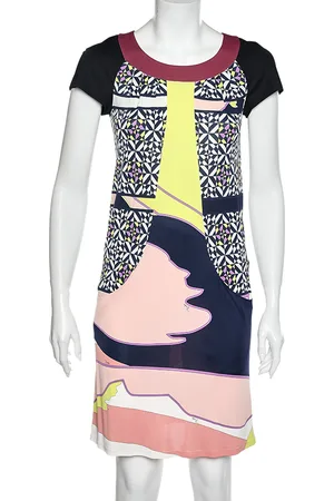 Emilio Pucci Printed jersey Shift Dress S