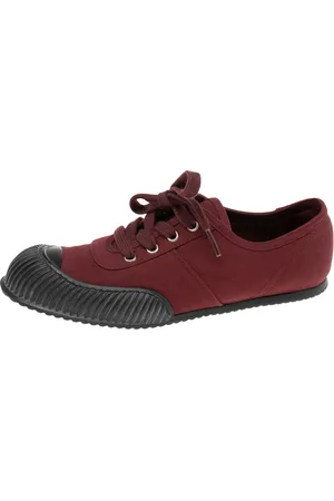 Prada Canvas Cap Toe Sneakers Size 37.5