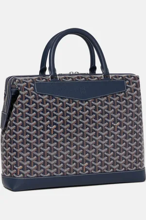 GOYARD Leather and Signature Canvas Cisaplin Document Case
