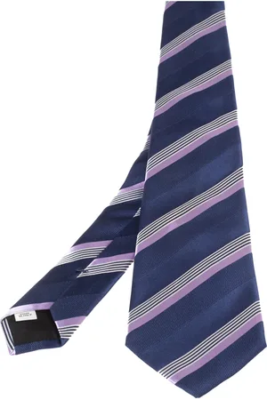 VALENTINO Diagonal Striped Classic Silk Tie