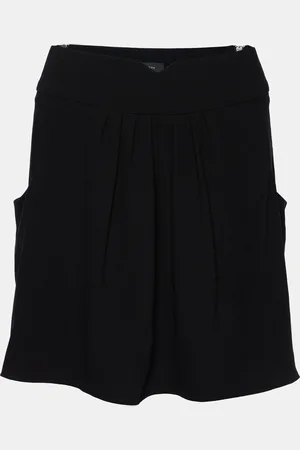 Joseph Crepe Pleated Aceline Mini Skirt M