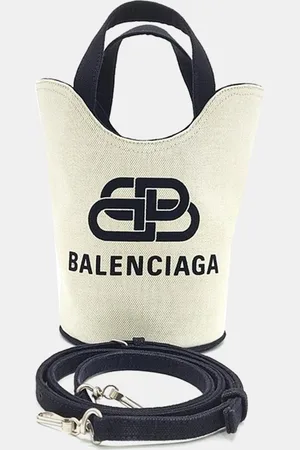 Balenciaga Ivory/Black Wave XS Shoulder Bag