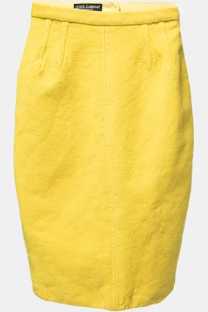 Dolce & Gabbana Wool Pencil Skirt S