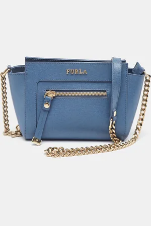 Furla Leather Mini Ginevra Crossbody Bag