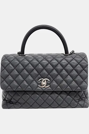 CHANEL Caviar Leather Coco Handle 31 Bag