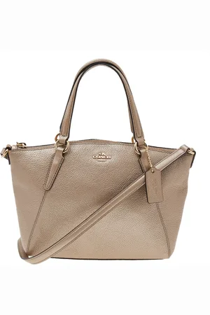 Coach Metallic Leather Small Tote