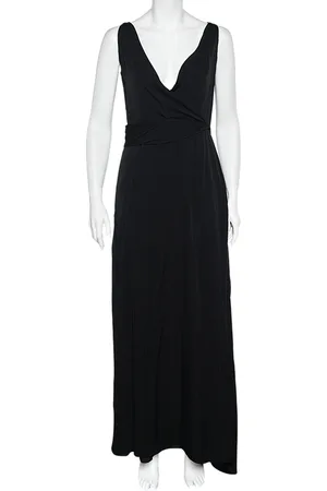 Emporio Armani Silk Sleeveless Maxi Dress M