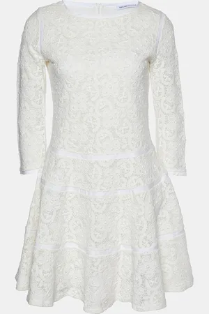 See by Chloé Crochet Lace Fit & Flare Dress S