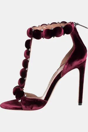 Alaïa Velvet Studded 