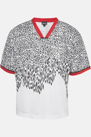 Roberto Cavalli Animal Print Bird Eye Jersey T-Shirt M