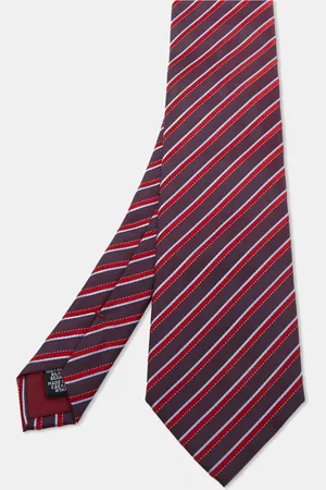 HUGO BOSS Diagonal Striped Silk Tie