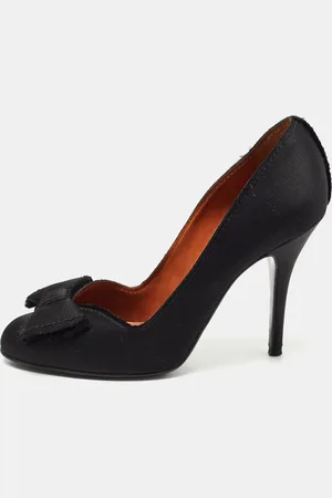 Lanvin Satin Bow Pumps Size 37.5