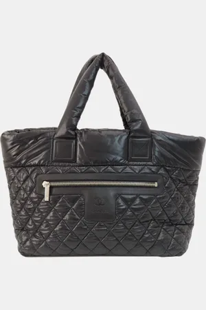 CHANEL Quilted Nylon Medium Coco Cocoon Reversible Tote Bag