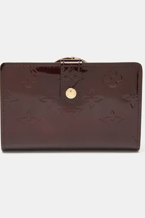 LOUIS VUITTON Amarante Monogram Vernis Leather Portefeuille Viennois Wallet