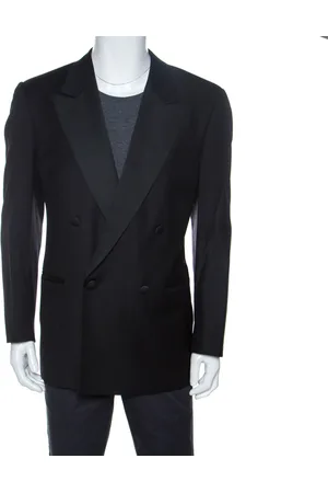 VALENTINO Uomo Wool Double Breasted Blazer XL