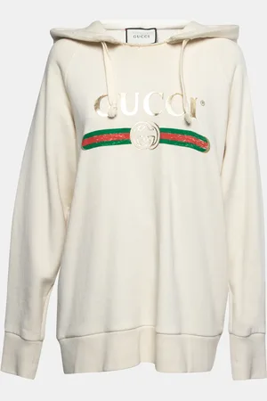 Gucci Cotton Blind for Love Dogs Embroidered Hooded Sweatshirt M