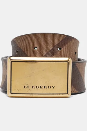 Burberry smoked check belt on sale